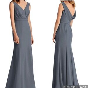 Jenny Packham Bridesmaid Dress Size 0 NWT  Cowl Back Sleeveless Silverton JP1032